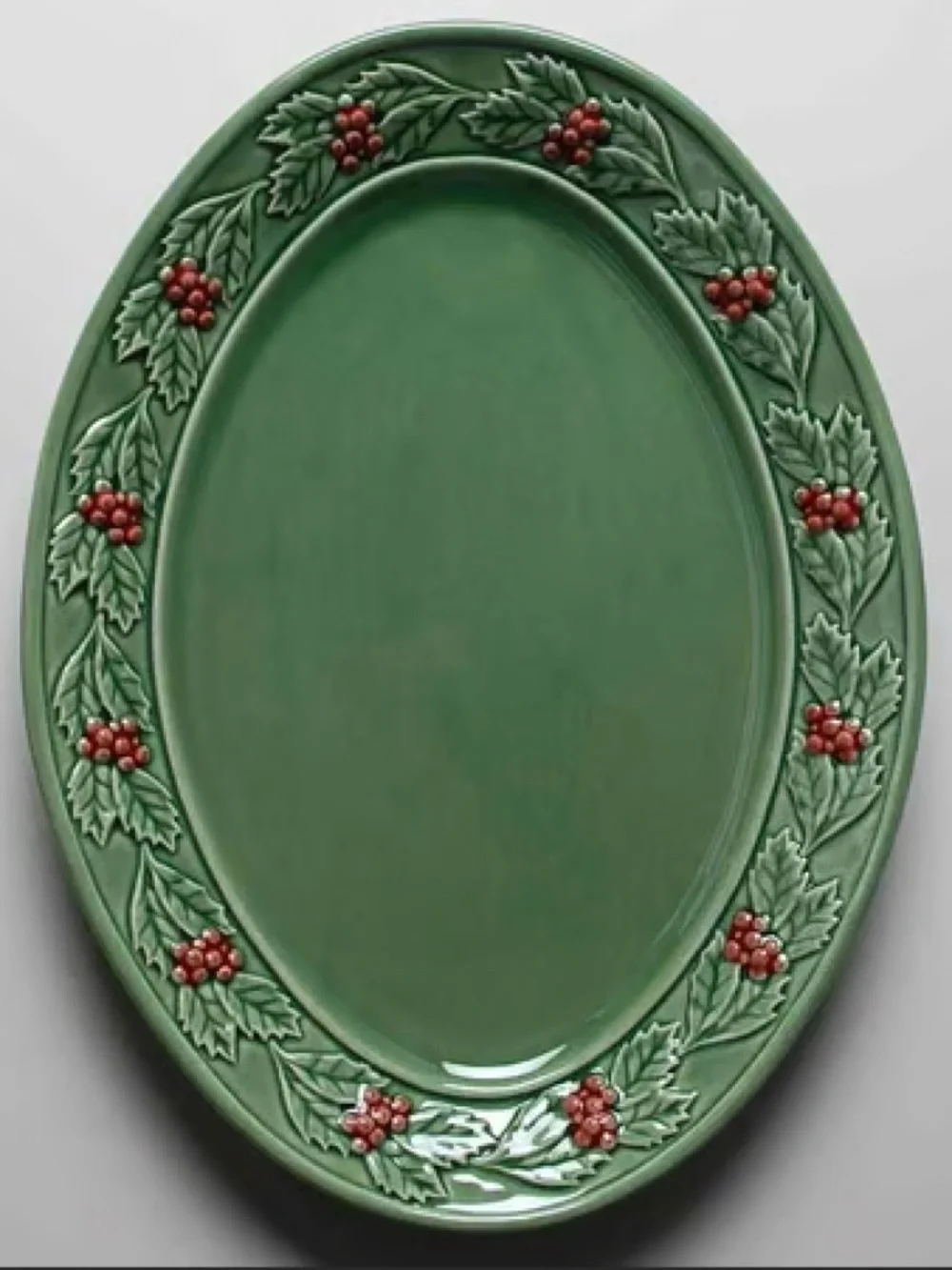RARE Holly (Christmas Holly) by BORDALLO PINHEIRO (Flaw read description)